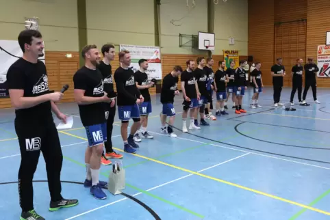 Die Mannschaft bedankt sich bei ihren Fans. 