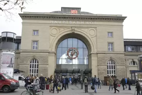 Der Mannheimer Hauptbahnhof.