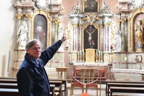 Bernhard Webersinn ist seit 2007 Vorsitzender des Fördervereins der St. Georgskirche. 