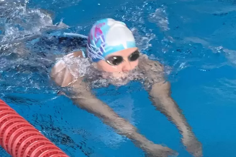 Miroslava in ihrem Element &ndash; dem Wasser. 