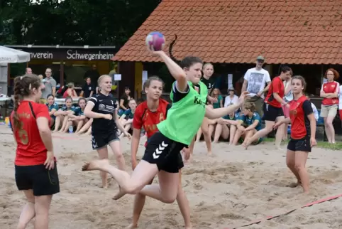 Trendig: Beachhandball.