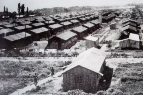 Das südfranzösische Lager Gurs um 1940. Dorthin wurden auch jüdische Familien aus Waldfischbach-Burgalben deportiert. 