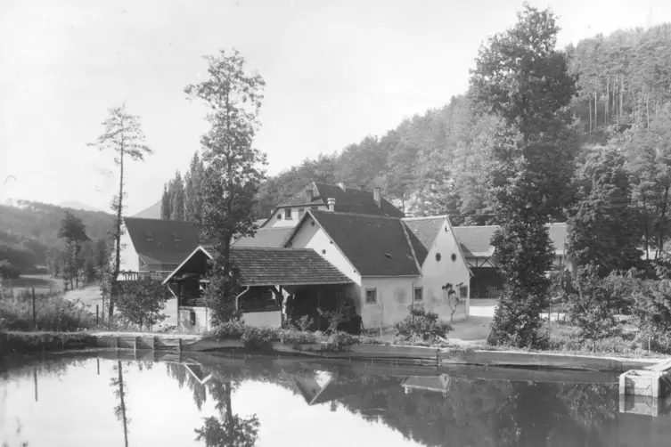 Die M&uuml;hle um 1925. 