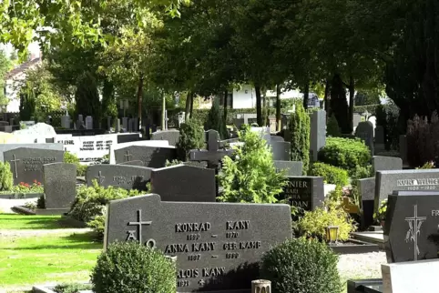 Stets gepflegt: der alte Friedhof in Dannstadt. 