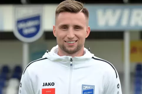 Jannick Immel hält sich für einen Einsatz beim Fußball-Oberligisten TuS Mechtersheim bereit. 