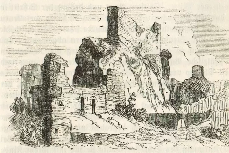 Holzschnitt von Otto K&ouml;rner aus &bdquo;Die Pfalz und die Pf&auml;lzer&ldquo; von 1858. 