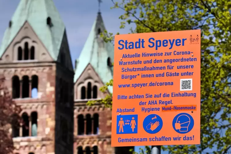 Speyer: Hier liegt der Inzidenzwert aktuell bei 463,1. 