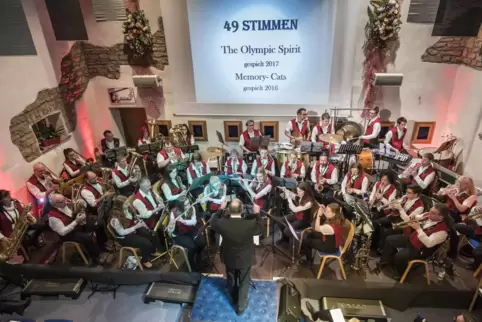 2020 konnte im Bürgerhaus noch das Neujahrsverein des Musikvereins stattfinden. 