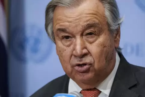 Hat die russische Invasion verurteilt: António Guterres.