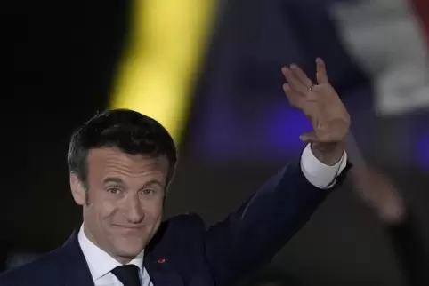 Wahlsieger: Emmanuel Macron. 