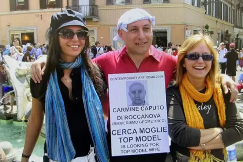 Da waren es noch Top-Model-Ehefrauen: Caputo 2009 in Rom. 