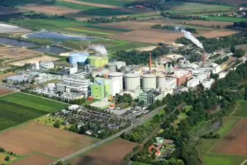 Das Südzucker-Werk in Neu-Offstein bei Grünstadt zählt rund 600 Mitarbeiter. 