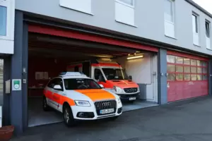 Die Rettungswache in Kusel am Krankenhaus ist eine von 13 in der Westpfalz.