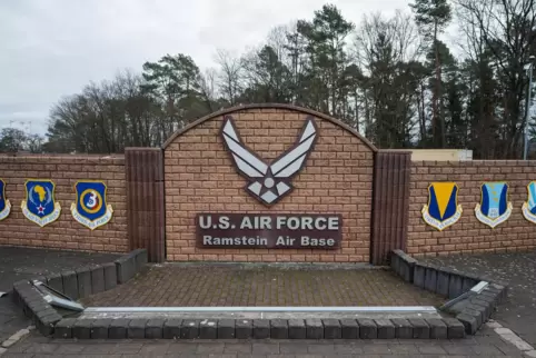 Der Militärflugplatz der U.S. Air Force in Ramstein.