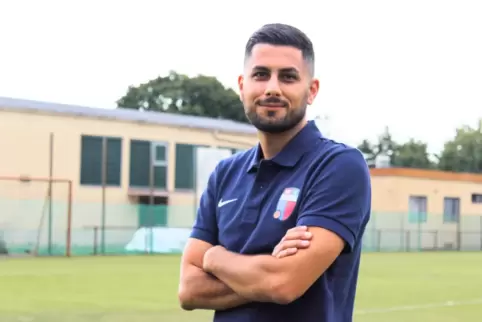Giuseppe Porco, Trainer der SG Edigheim. 