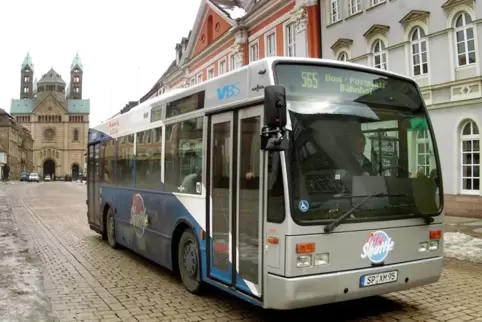 Kommt in neuer Form: das alte City-Shuttle in Speyer. 
