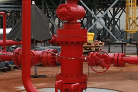 Technik für ein Geothermie-Kraftwerk: Aufnahme aus dem südpfälzischen Insheim. Technik für ein Geothermie-Kraftwerk: Aufnahme aus dem südpfälzischen Insheim.