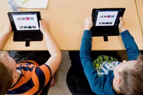 Die technische Ausstattung der Schulen soll besser werden. 