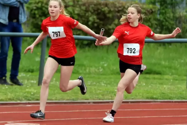 Die LTV-Staffel mit Ronja Wulfert und Josefine M&uuml;ller war bei der WU16 das Ma&szlig; aller Dinge. 