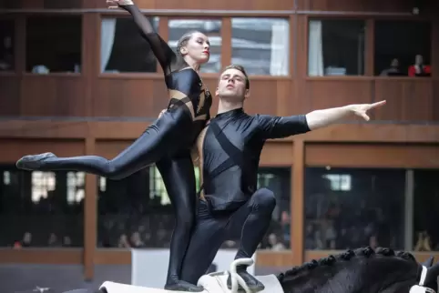 Zwei Starts, zweimal Höchstnoten: Chiara Congia und Justin van Gerven, hier beim CVI in Belgien, sind in Frühform.