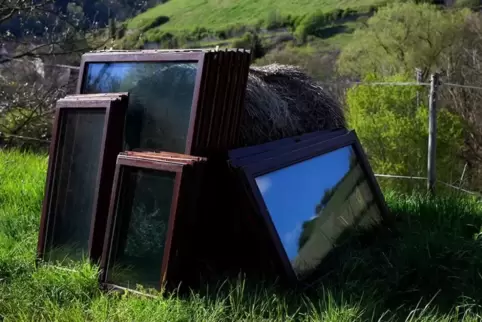 Spiegelung am Wegesrand: An dieser Zufallsinstallation ist Sandra Ratkovic mehrfach vorbeigestreift – bis die Sonne herauskam.