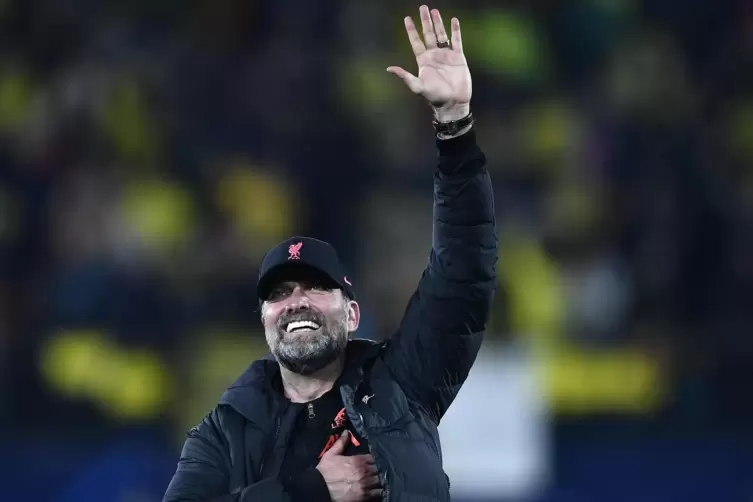 Dank an die Fans: Jürgen Klopp nach dem Einzug ins Champions-League-Finale.