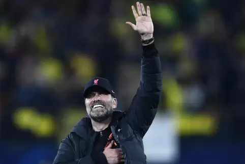 Dank an die Fans: Jürgen Klopp nach dem Einzug ins Champions-League-Finale.