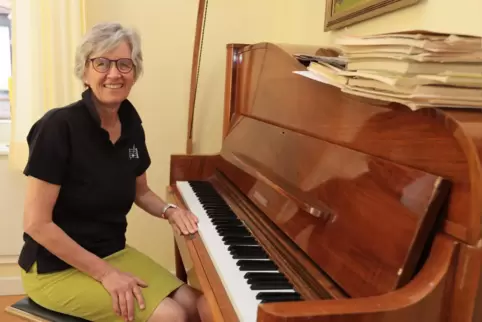  Sibylle von Strachwitz ist seit Jahrzehnten in der Musikschule Leiningerland engagiert.