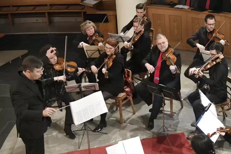 Ein Auftritt 2018: das Streichorchester Frankenthal.