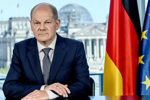Bundeskanzler Olaf Scholz (SPD) hält am Sonntagabend eine Fernsehansprache an die Nation zum Krieg in der Ukraine. 