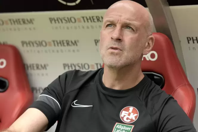 Über ihn wird innerhalb der FCK-Führung diskutiert: Trainer Marco Antwerpen. Über ihn wird innerhalb der FCK-Führung diskutiert: Trainer Marco Antwerpen.