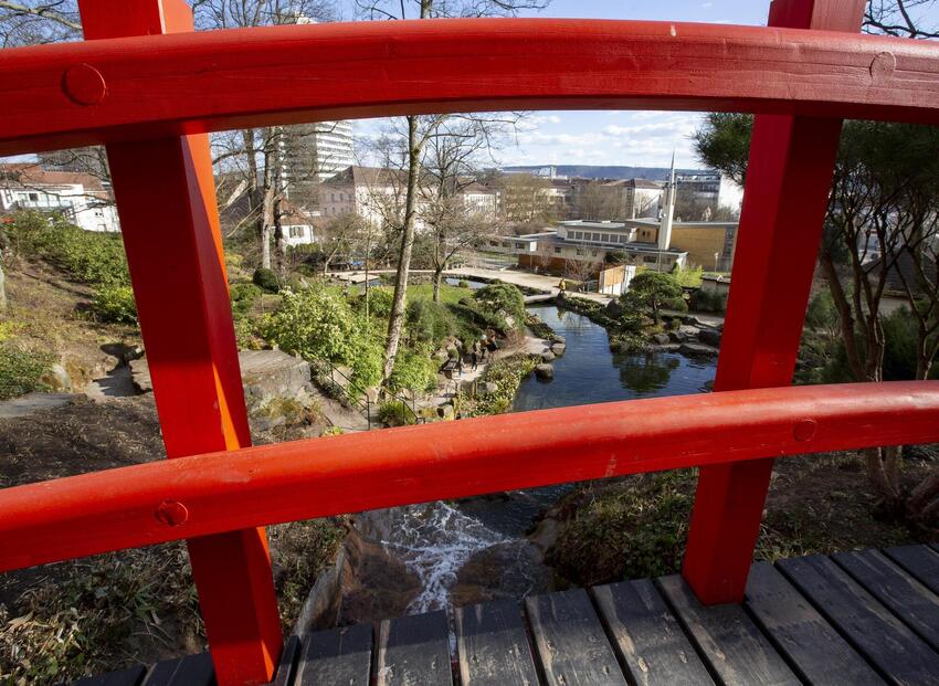 Platz 4: Im Japanischen Garten zur Ruhe kommen.