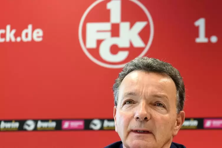 Aufsichts- und Beiratsvorsitzender des FCK: Rainer Keßler.
