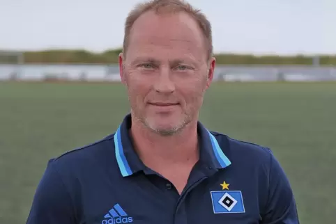 HSV-Fan und Trainer beim TuS Wachenheim: Michael Acker.