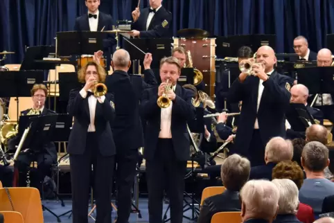 Gastiert in der Kuseler Fritz-Wunderlich-Halle: das Landespolizeiorchester Rheinland-Pfalz. 