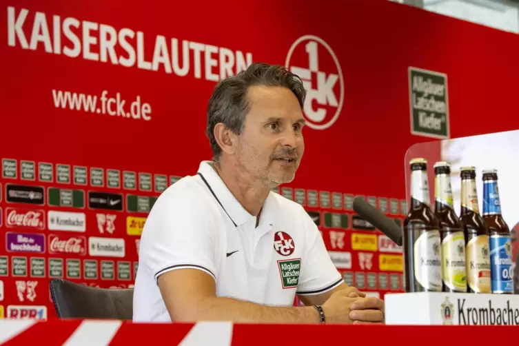 Will mit dem FCK aufsteigen: Neu-Trainer Dirk Schuster. 