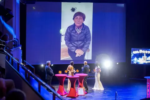 Rosi Mittermaier war per Video zugeschaltet. 
