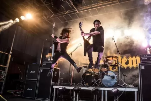Zählt zu den Headlinern des Festivals: die Gruppe Night Demon aus den USA. 