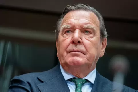 Uneinsichtig: Gerhard Schröder.