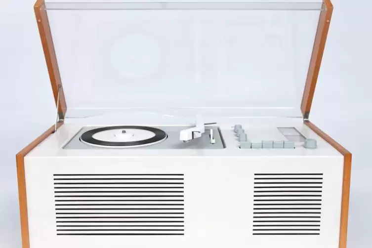 Ein Klassiker: Plattenspieler SK4 von Rams (1957). 