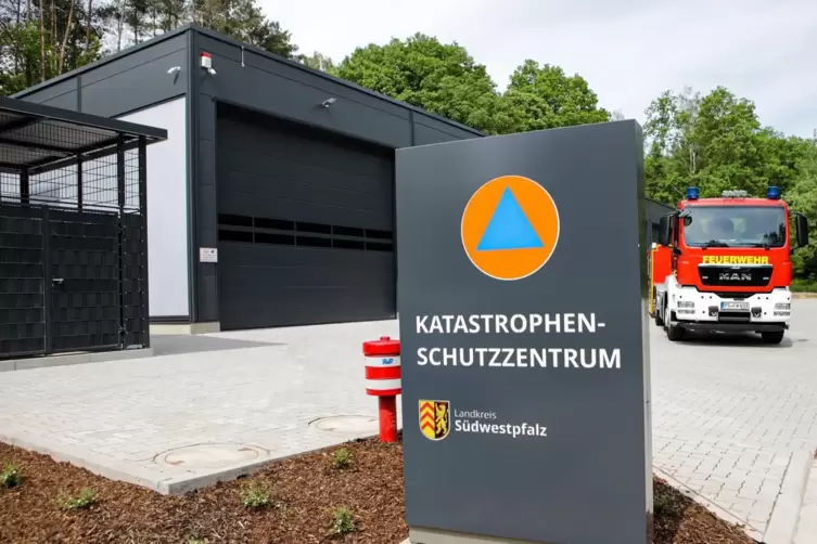 1,4 Millionen Euro hat der Kreis Südwestpfalz in die Halle des Katastrophenschutzzentrums in Rodalben investiert. 