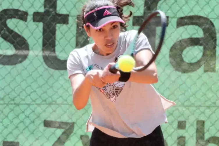 Genoss in der Karibik das gute Wetter und eine sehr solide Tennisausbildung: Rieschweilers Spitzenspielerin Alexandra Ortiz domi