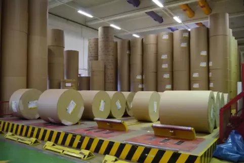 So lange die Papierrollen noch eingepackt sind, sind sie unempfindlich.