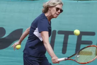 Führt ihr Team vom TC Kusel als Kapitänin an: Jutta Fischer.