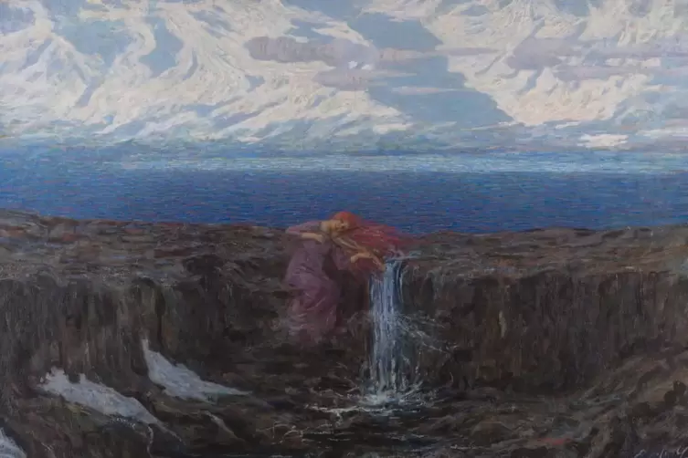 Emilio Longoni: &bdquo;Die Melodie des Flusses&ldquo;, 1904.
