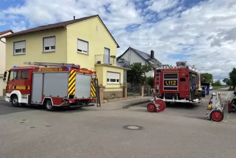 Die Feuerwehr war auch wegen des Defekts an einem Stromverteiler in Lambsheim im Einsatz.