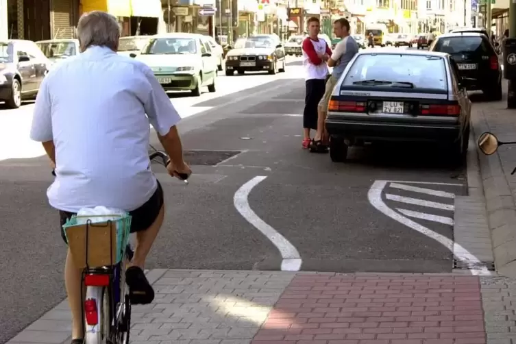 Manche Radwege enden ziemlich abrupt.