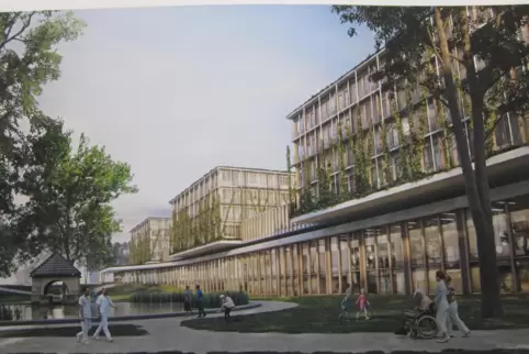 So soll der Klinik-Neubau einmal aussehen.