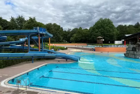 Am Donnerstag war im Badepark wenig los. 