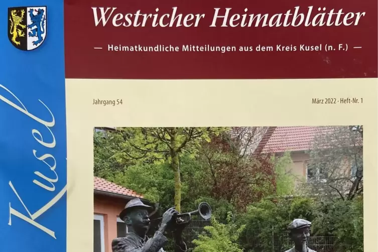 Der Musikantenbrunnen in Jettenbach ziert das Titelblatt der neuen Heimatblätter-Ausgabe. 